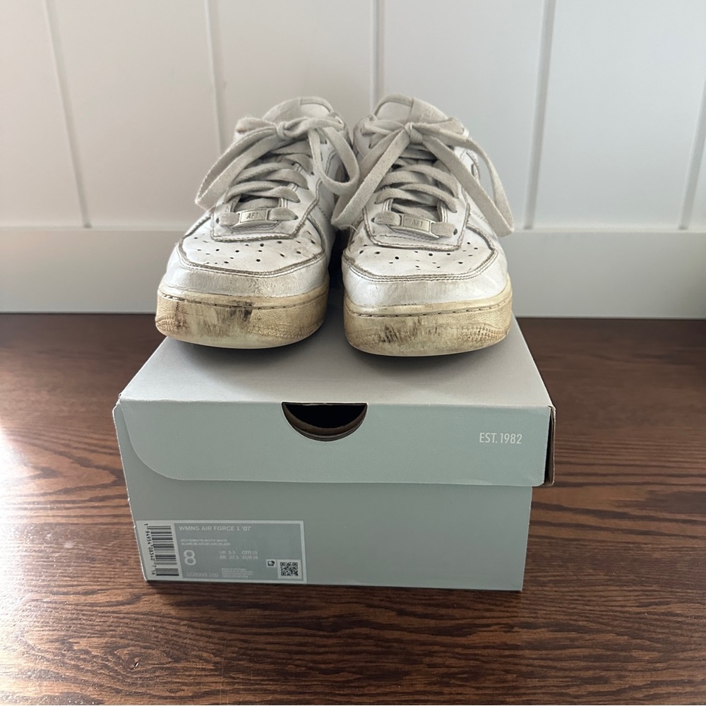 Size 8 - Nike Air Force 1 '07 Low Triple White
